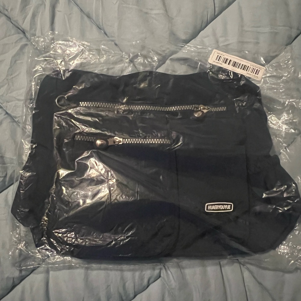 Blue Bag with Durable Fabric and Casual Style